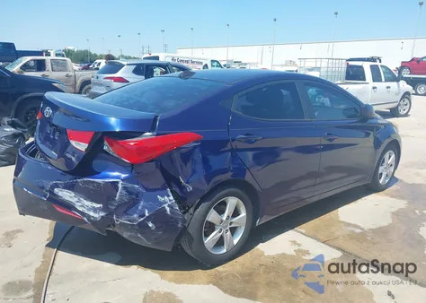 2013 Hyundai Elantra Gls из США, поврежденный, VIN 5NPDH4AE5DH450084